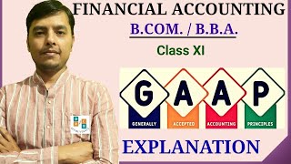 What Is GAAP | Generally Accepted Accounting Principles | ( GAAP ) | Financial Accounting BBA BCOM