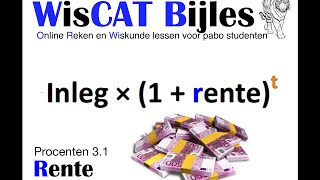 Rente - WisCAT Werkboek: Procenten 3.1