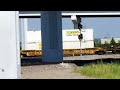 southbound bnsf intermodal train on the fort worth sub