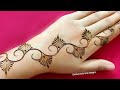 New Mehndi Design 2024.simple mehndi design back hand mehndi design....