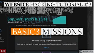 HACK THIS SITE BASIC 3 MISSIONS || HTS MISSIONS || Techno Ayan ||
