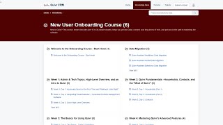 Welcome to Quivr CRM Onboarding Course
