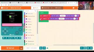 how to make a calculator in arcade makecode (the learning center by naman parul)