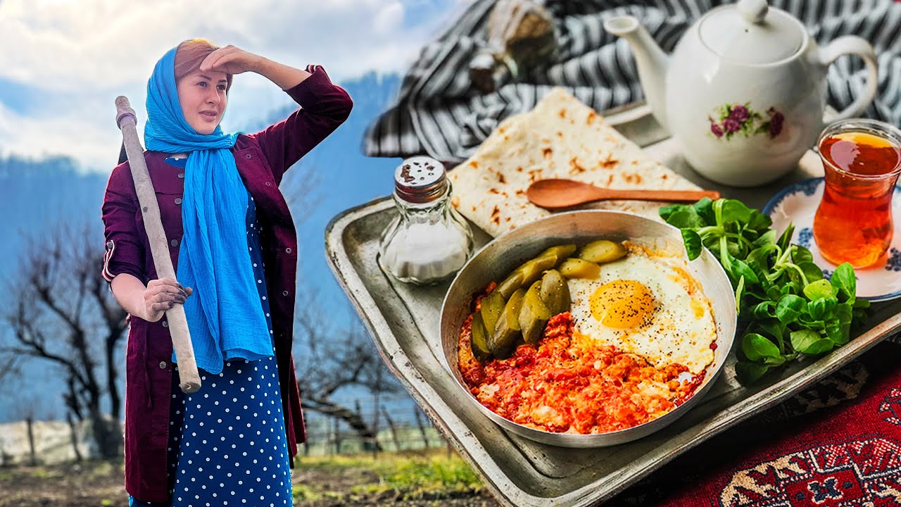 Iranian Nomadic Life Virgin Nature And Breakfast In Iran Nomadic