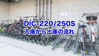 フットレバー式スライドラック使用方法DIC-220/250S