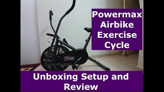 Powermax Fitness BU-204 Exercise Cycle for Weight Loss Unboxing Setup and Review | Just 6700 Rs