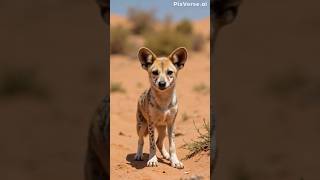 World's smallest wild dogs in the desert #anime #dog #subscribe