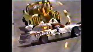 1981 NASCAR Cup @ Charlotte - Bonnett Crashes With Backmarker