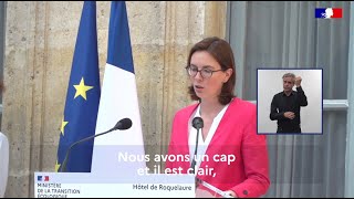 Passation de pouvoir entre les ministres