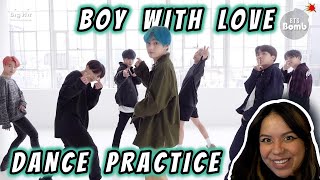 [BANGTAN BOMB] (Boy With Luv)' Dance Practice (Eye contact ver.) REACTION!! 👀