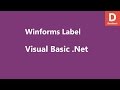 Visual Basic .Net Label Control