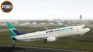 [P3D V5] Flying the PMDG 737 NGXu! | Vancouver - Edmonton