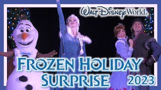 Experience the Magical Frozen Holiday Surprise at Walt Disney World Magic Kingdom 2023