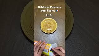 St Michel Palmiers from France 🇫🇷 #shorts #snackreview #frenchsnacks #frenchcookies #palmiers