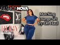 Winter 2024 Matching Loungewear Set Try-On Haul @fashionnovacurve @FashionNova ​⁠ ​| Ruby Red