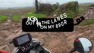 Back out on the Devon lanes on the KTM 890 Adventure R