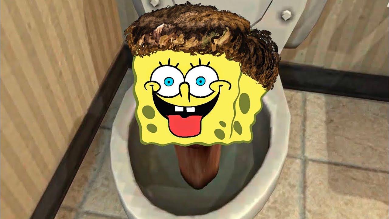 SpongeBob But It Turns Into A Skibidi Toilet Meme - YouTube