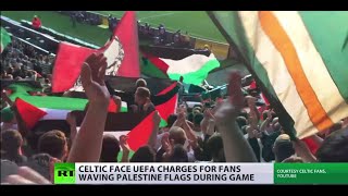 'Thank You Celtic'   Wave Of Support For Football Club Waving Palestine Flags