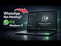 How To Fix WhatsApp Not Working or Opening on Windows 11 ( WhatsApp FIX )