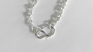 How to Make a Sterling Silver S hook and Jump rings (1)