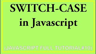 #javascriptinhindi 10 | switch case in javascript | javascript switch case calculator