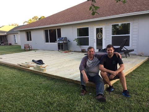 How to Build a Ground Level Deck (Father & Son Project) How to Build a Ground Level Deck (Father & Son Project)