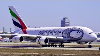 4K 20 MINUTES OF GREAT PLANE SPOTTING AT LOS ANGELES INTERNATIONAL AIRPORT LAX.