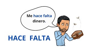 ✅HACE FALTA en Español✅ Usos y significado. Gramática 💯Aprender Español💯 Learn Spanish.