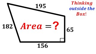 Can you calculate area of the Quadrilateral? | (Nice Hack) | #math #maths | #geometry