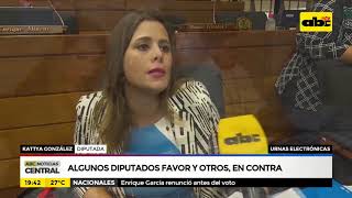 Algunos diputados a favor y otros en contra de urnas electrónicas