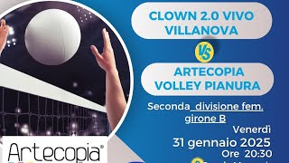 2D Clown 2.0 VIVO Villanova - Artecopia Volley Pianura 0-3