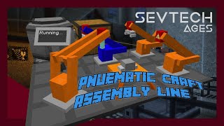 PneumaticCraft Assembly Line Tutorial - Sevtech Ages Tutorial