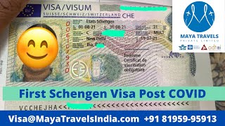 🇨🇭 First Schengen Visa (Switzerland) after covid || Customer Feedback || Maya Travels