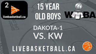 Wmba- Dakota-1 15 Boys Vs Kw 15 Boys