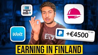 Earning in Finland 💰| #wolt | #foodora | #finlandvlog |#euorpe | Earning more than 4500£ in Finland?