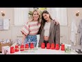 Elizabeth Banks tries the viral butter board trend & plays flip cup | WHO'S IN MY BATHROOM?