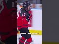 throwback to macklin celebrini scoring for team canada on a wicked shot