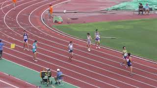 2年男子100m準決勝3組 千葉県中学総体 R01