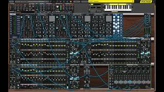 MIDISTEP-16 for Voltage Modular (Triple Sequencer Jam)