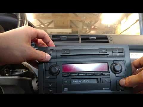 How To Enter Radio Code for an Audi A4 B7 05.5 - 08 Symphony II How To Enter Radio Code for an Audi A4 B7 05.5 - 08 Symphony II