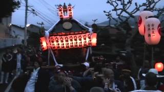 平成25年　秦野市西田原・八幡神社例大祭　神輿夜渡御（１）