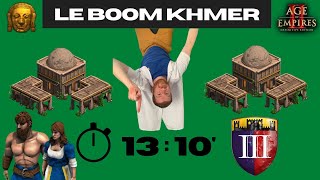 Tutoriel : le Boom insane des Khmers avec Fast Castle en 13min 10 (24 de pop) sur Age of Empires II