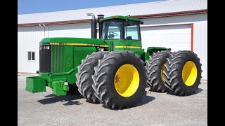 1988 John Deere 8850 with Kinze Repower From Iowa Sold on Auction Today 3/20/23