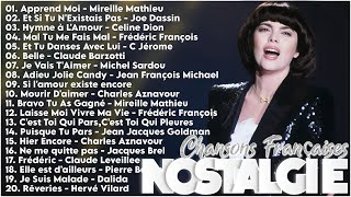 ⚡Les 100 Plus Belles Chansons Francaise en Tous les temps - Mike Brant, Dalida, Frédéric François