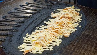 Giant Tokyo Cheese Pancake - THAILAND Street Food | ขนมโตเกียวยักษ์นายเจ ตลาดไนท์รังสิต