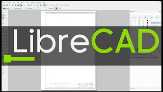 LibreCAD Tutorial: How to Draw a Title Block & Border (A4 Paper Size)