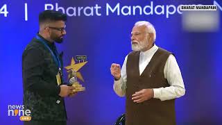 PM Modi Honors Gaurav Chaudhary (Technical Guruji) | Best Tech Creator Award | News9