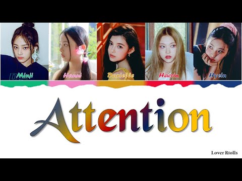 NewJeans(뉴진스) - Attention Lyrics [영어가사_한국어발음_한국어번역] [Color Coded_Han ...