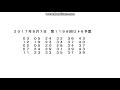 2017年8月7日　第1198回ロト6予想