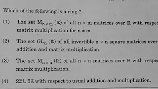 KSET - 2024 ★★ RING THEORY ★★ SOLUTIONS